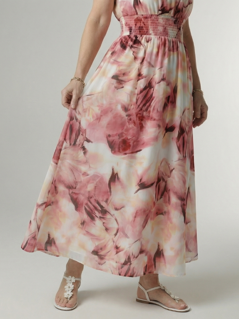 Robe midi dos nu