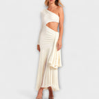 Maxi-robes charmantes avec découpes et franges