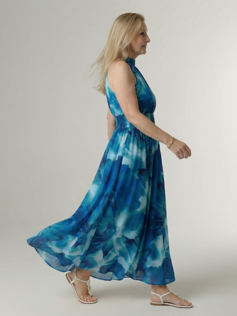 Robe midi dos nu