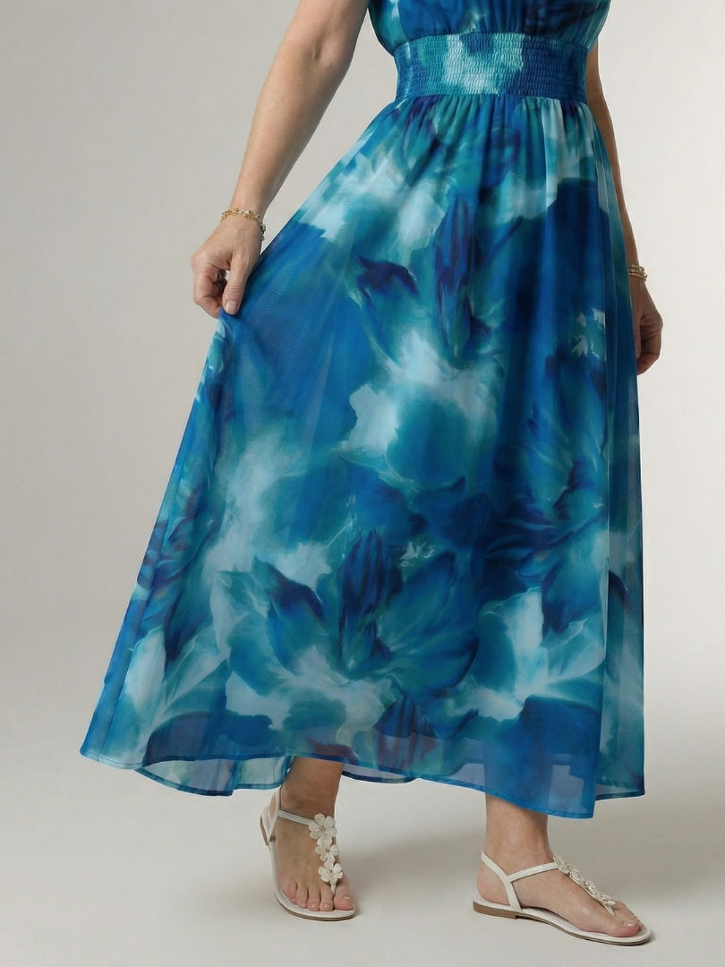 Robe midi dos nu
