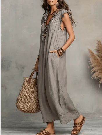 Camelia | Robe longue bohème