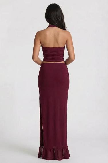 Ensemble deux pièces Valenza Bordeaux