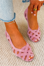 Ballerines tressées confortables