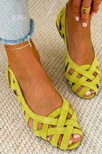 Ballerines tressées confortables