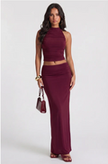 Ensemble deux pièces Valenza Bordeaux