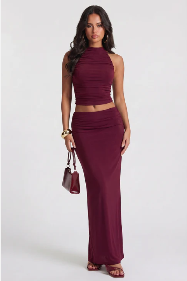 Ensemble deux pièces Valenza Bordeaux