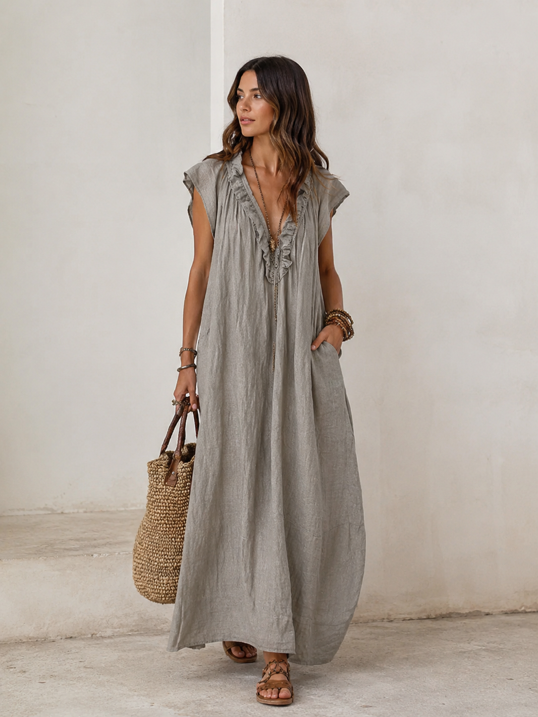 Camelia | Robe longue bohème