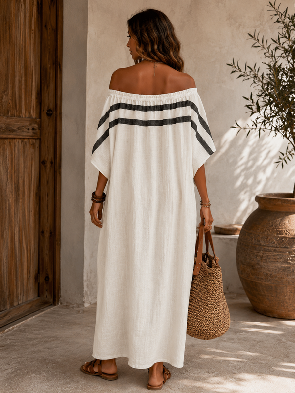 Robe longue Aveline™ | Épaules dénudées